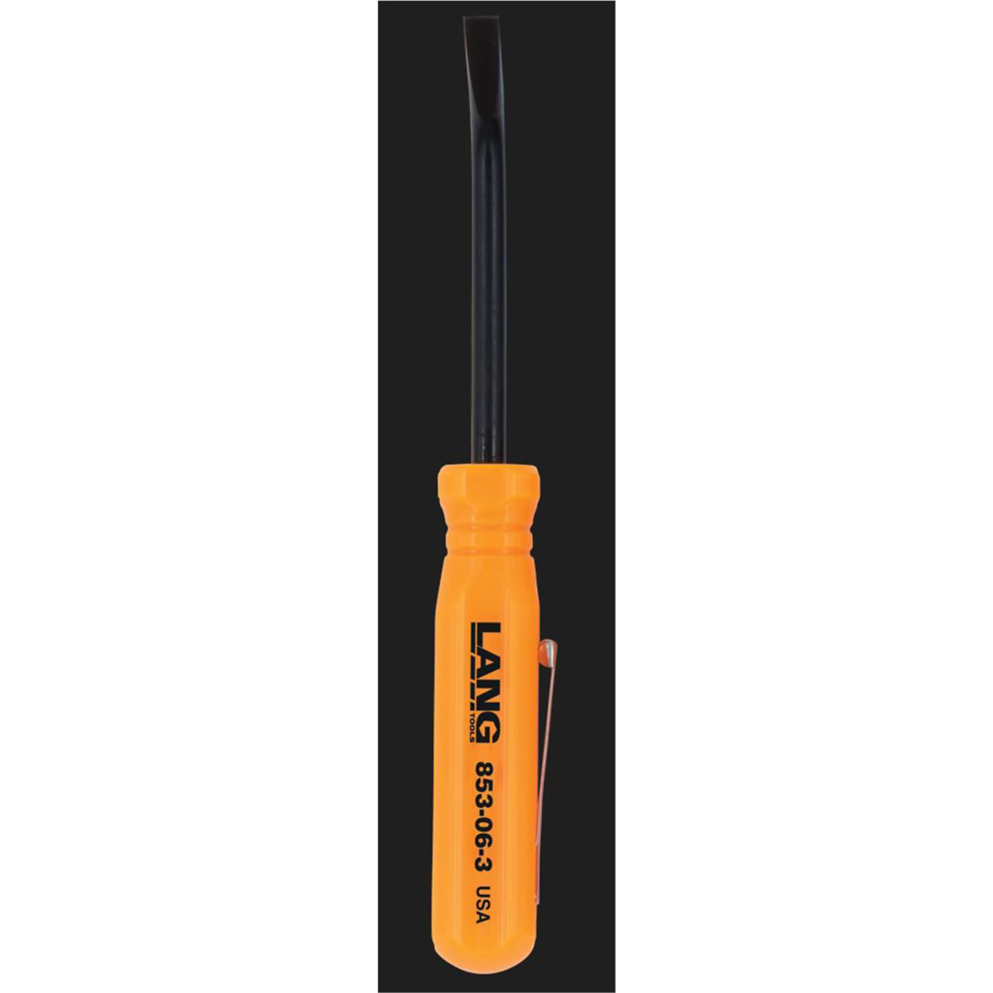 Lang Tools Pocket Pry Bar — 5in., 27 Degree Angle, Pocket Clip, Model# KAS853-06-3